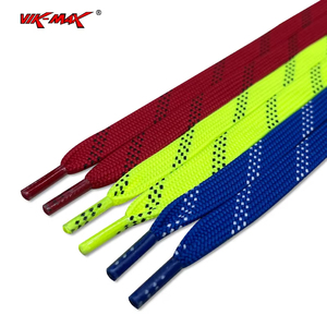 Chaussures de hockey sur roulettes plates colorées, plusieurs couleurs, lacets de 10 mm, lacets cirés pour chaussures de hockey - Product Image 1