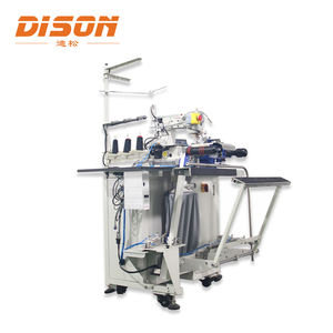 Machine à coudre automatique DS-1128 pour ourlet de couvre-point, fixation de <span class=keywords><strong>bande</strong></span> élastique, machine à interlock pour lit - Product Image 3