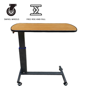 Mesa de Noche Ajustable con Ruedas y Frenos para Personas Mayores, Pacientes y Uso Hospitalario - Product Image 1