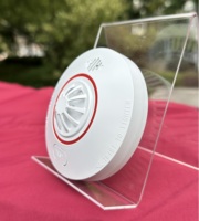 Alarma de Puerta con Detector Térmico Independiente, Sonido y Luz, Carcasa de Plástico ABS, Batería de Litio de Larga Duración (10 Años), DC3V, Portátil para el Hogar
