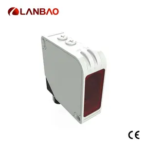 Photo Sensor Price Lanbao Through Beam Long Sensing Distance 60m 0-30VDC Infrared Square Shape Car Parking Detection Sensor Photo Sensor