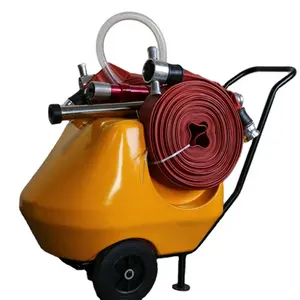 CAFIRE 120L Mobile Foam Unit Wheeled Foam Tank Mobile Foam Trolley Fire Fighting Trolley