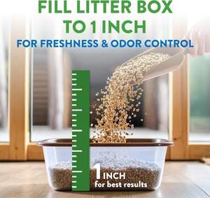 Litière <span class=keywords><strong>pour</strong></span> chat non agglomérante Feline Pine Platinum, sans traces, sans parfum ajouté, contrôle <span class=keywords><strong>des</strong></span> odeurs, 18 lb - Product Image 5