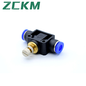 Válvula de Control de Flujo de Aire Neumática de Conexión Rápida <span class=keywords><strong>SA</strong></span>, Controlador de Velocidad de Flujo de Aire - Product Image 1