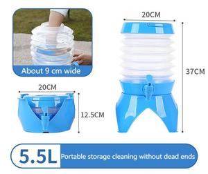 Contenedor de Agua Plegable de PVC Portátil al por Mayor, Capacidad de 3.5/7.5/7.5/9.5 L, para Viajes o Actividades al Aire Libre - Product Image 6