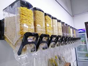 Dispensador de Alimentos a Granel <span class=keywords><strong>Eco</strong></span> ZLH-002 para Cereales y Frutos Secos, Contenedores de Almacenamiento por Gravedad de 13L, PCTG/<span class=keywords><strong>PC</strong></span>, 57x34x15.2cm, Suministros para Supermercados y Tiendas Minoristas - Product Image 5
