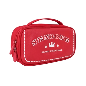 Étui en tissu polyester grande capacité pour l'école, style anglais personnalisé, trousse à crayons et stylos - Product Image 2