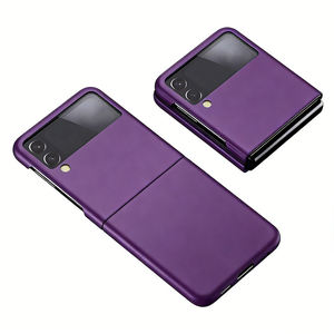 Funda para Teléfono Plegable con Bisagra para Z Flip 3/4/5/6/7, con Cierre Magnético a Prueba <span class=keywords><strong>de</strong></span> Golpes, Diseño Delgado, Material Plástico <span class=keywords><strong>de</strong></span> Color Puro - Product Image 6
