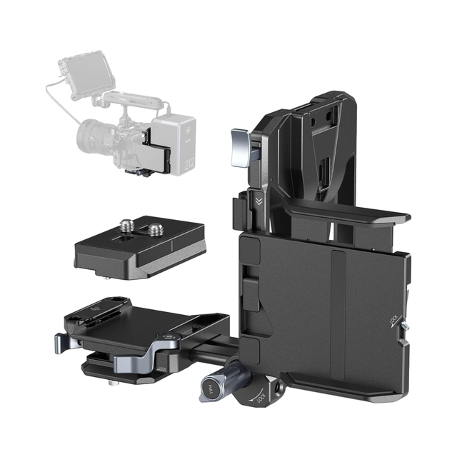 For All-in-one Compact Camera Video Rig For Neewer V Mount Battery Plate Kit Qr Arca Lcd Screen Bracket