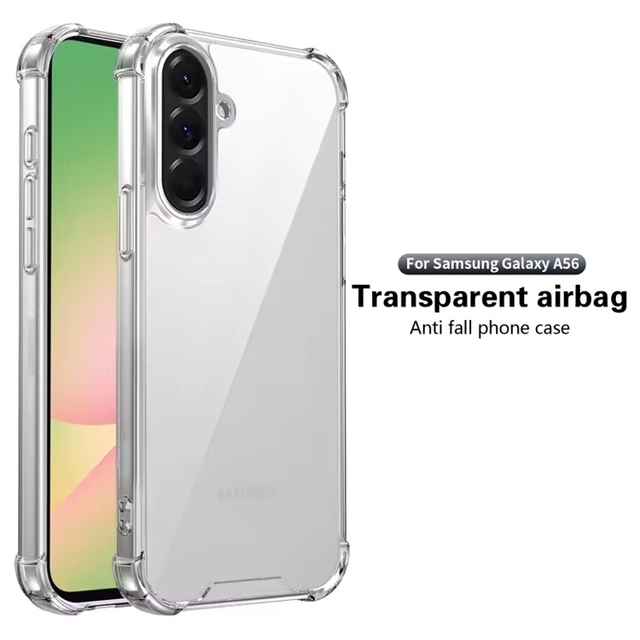Clear Acrylic Airbag Phone Cover, Slim Lightweight Design, Anti-Fingerprint Anti-Yellow Case for Samsung Galaxy A57/A37/A27/A17