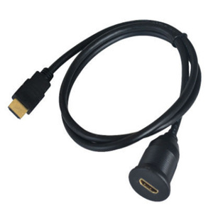 Câble HDMI 1M Mâle vers Femelle Connecteur Audio Vidéo pour Voiture Étanche pour Utilisation sur Tableau de Bord - Product Image 5
