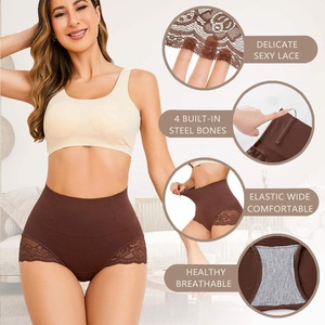Faja Moldeadora de Cintura Media para Mujer con Encaje y 4 Varillas de Acero, Control de Abdomen, Venta al por Mayor - Product Image 2