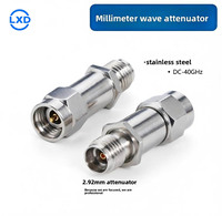 Atténuateur RF haute performance mâle-femelle fixe 2,92 mm DC-40 GHz 2W à faible VSWR en acier inoxydable – Fabrication chinoise