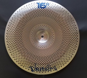 Platillo Vansir de Bajo Volumen, Aleación Silenciosa, Plateado, 16 Pulgadas, Duradero para Práctica de Batería, Principiantes/Estudiantes - Product Image 3