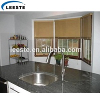 Dessus de cuisine en granit, pierres naturelles de chine, comptoir, salle de bains, galaxie, noir