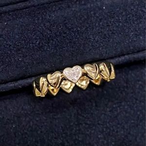 Anillo de Diamantes de Oro Real de 18K para Mujer Xinfly, 0.33ct, con Corazón, Joyería Fina para Compromiso, Boda o Regalo de Fiesta - Product Image 3