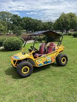 Kart électrique parent-enfant à deux places à quatre roues pour une utilisation en plein air sur la plage et dans les parcs pour enfants et adultes