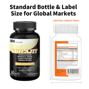 Capsules de Shilajit Pur de l'Himalaya Biologique Naturel OEM avec Faible MOQ, Délai de Livraison Rapide, Test COA pour les Vendeurs sur Plateformes E-commerce - Product Image 4