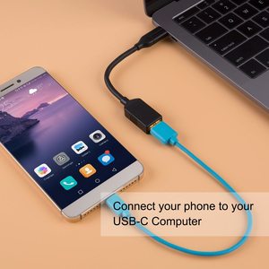 Câble OTG USB-C vers USB 3.0 DFX, adaptateur mâle Type C vers femelle USB A 5 Gbps, cordon de 20 cm pour MacBook, iPad, Samsung Galaxy - Product Image 6