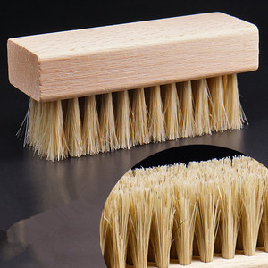 Brosse à chaussures avec manche en bois massif avec poils de porc et crin doux pour le nettoyage des <span class=keywords><strong>bottes</strong></span> et des chaussures en cuir Brosse à cirer les chaussures - Product Image 4