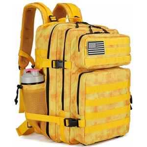 Sac de tir tactique robuste à compartiments multiples, logo personnalisé OEM, sac à dos tactique de couleur unie - Product Image 1