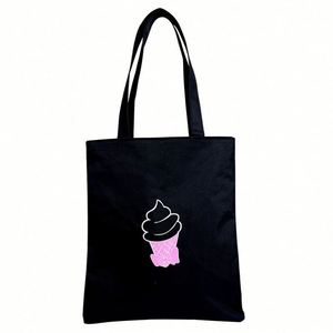 Top Sale Personalized Plain Tote Bag Custom Logo Cotton Canvas Bag Reusable Shopping Cotton Tote Bags - Product Image 5