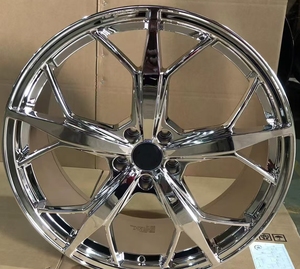 WX Custom Chrome da 17 a 24 pollici <span class=keywords><strong>10</strong></span>,000 tonnellata forgiato T6061 ruote in alluminio aeronautico nuova condizione con 25mm ET per tutti i tipi di veicoli - Product Image 5