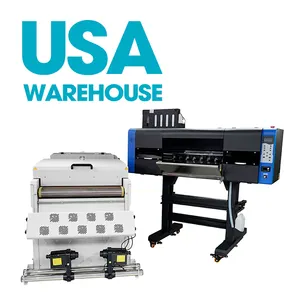 Xin Flying 24 Inch DTF Printer 60cm 4 Heads i3200 with Powder Shaker Spot Stocks USA Warehouse