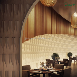 Carreaux de ciment tridimensionnels 3D UHPC Art Tiles Main Café Restaurant Fond Décoration murale - Product Image 4