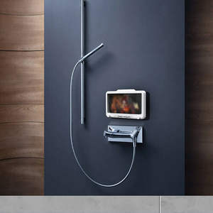 <span class=keywords><strong>Support</strong></span> de téléphone de douche à rotation intelligente à 360 degrés, <span class=keywords><strong>support</strong></span> mural pour écran <span class=keywords><strong>tactile</strong></span> étanche et antidérapant pour PC, pour salle de bain et bureau - Product Image 5