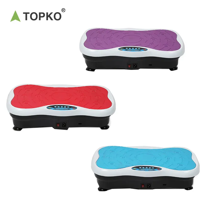 TOPKO New Design Vibration Platform Fitness Machine Plate Slim Body Shaper Exercise Massage Vibro Platform