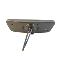 Cámara para Auto con Espejo Retrovisor Táctil de 9.66 Pulgadas, Grabación Dual Delantera 4K y Trasera 1080P, DVR para Vehículo