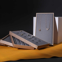 Plateau de présentation de bijoux, plateau pour anneaux, fabrication artisanale, collier, boucles d'oreilles, plateau d'inspection, diamant en vrac, pendentif, comptoir de bijouterie