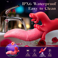 Smart App Dual-Motor Leckvibrator, Ferngesteuerter G-Punkt und Klitoris-Stimulator, USB-Aufladbarer Wasserdichter Erwachsenen-Massager