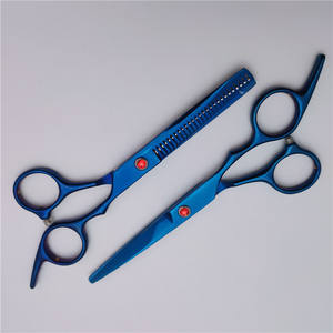 Professional <b>Hair</b> <b>Scissors</b> 6 Inch Stainless Steel 440C Multi Color Gemstone Screws For Beauty And Hairdressing - Product Image 3