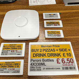 Nfc Esl 2.9 Inch Batteryless Ultra-<b>Thin</b> 4 Colors Digital Price Label E Ink Electronic <b>Shelf</b> Label For Supermarket Warehouse - Product Image 2