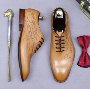 Chaussures en cuir confortables, antidérapantes, respirantes, style décontracté pour hommes - Product Image 3