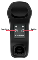 Escáner de Código de Barras Inalámbrico BT de Alta Resistencia A-1900BTN con Base, Compatible con Códigos 1D, 2D y QR Apilados, para Punto de Venta, Inventario y Almacén