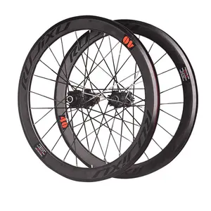 20 inch 451 Carbon Fiber hub Foldable Bicycle Wheelset Open Caliper V Brake C brake Bike Wheelset