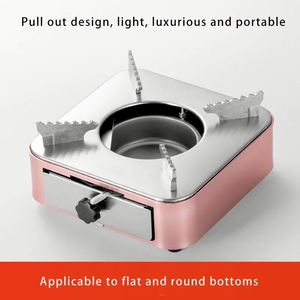 Petit réchaud à alcool portable de type tiroir pour dortoir, hôtel, extérieur, pour liquides solides ou liquides - Product Image 4