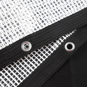 Tùy chỉnh Lưới Trong Suốt <span class=keywords><strong>PE</strong></span> bạt đổ không ướt vải ban công Windows mưa che không thấm nước vườn tán cây - Product Image 3