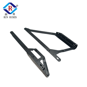 RUNRISES <span class=keywords><strong>Charnière</strong></span> de canapé-<span class=keywords><strong>lit</strong></span> en acier durable à extension lisse avec support d'armoire renforcé Quincaillerie fonctionnelle - Product Image 2