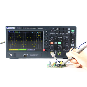 Oscilloscope numérique Hantek DSO2D10, bande passante 100 MHz, 2 canaux, 1 GSa/s, profondeur de mémoire 8 Mo, générateur de forme d'onde 1 canal, écran TFT 7 pouces - Product Image 2