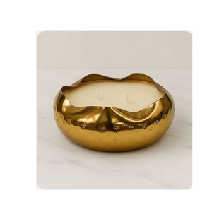 เทียนหอมในโถโลหะดีไซน์หรูหรา ตกแต่งบ้าน ใช้ในสปา ของขวัญ และขายส่ง - Product Image 3