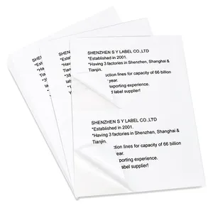 Self Adhesive Shipping Labels 2 Per Sheet Half Sheet Shipping Labels F or Laser and Inkjet Printers 2 Sheet Label