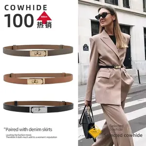 High-end Genuine Leather Belts For Women Designer Garter Belt Women Belt Fashion Waistband