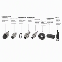 Interrupteur de proximité inductif compatible Balluff BES 516-367-E5-Y-S4 BES00YC PNP NO NC pour l'automatisation industrielle