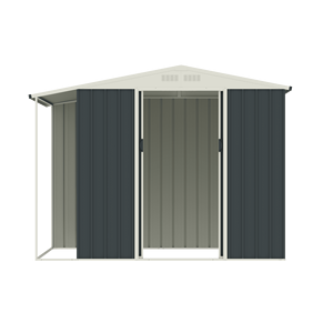 Caseta de Almacenamiento Metálica para Exteriores EG0806-H160-2S, Caseta de Almacenamiento para Patio Trasero, Impermeable, para <span class=keywords><strong>Bicicletas</strong></span>, Caseta Metálica para Jardín - Product Image 6