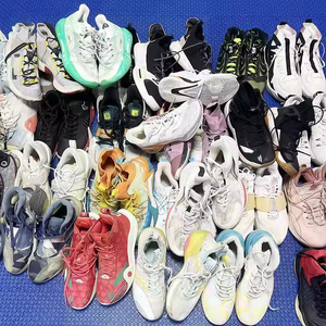 Vente en gros de chaussures d'occasion mixtes chaussures de course plates chaussures de sport respirantes stock de chaussures décontractées d'occasion pour adultes - Product Image 1