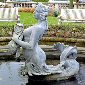 Giardino grande grifone in ottone Gryphon statua in bronzo grifone fontana scultura - Product Image 5